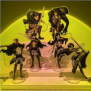 Attack On Titan Figures - Acrylic Stand Survey Corps Action Figures Decoration