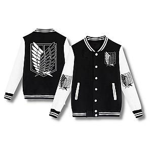 Attack On Titan Jacket - Logo  Wings Of Freedom Bomber Jacket