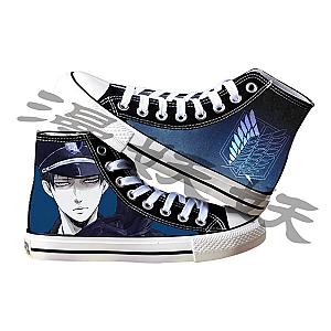 Attack On Titan Shoes - Levi Ackerman High Top Converse