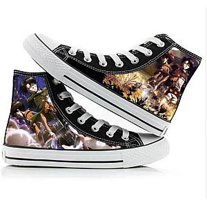 Attack On Titan Shoes - Levi Ackerman And Eren Yeager Shoes