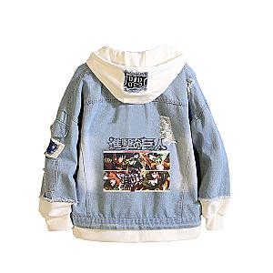 Attack On Titan Jackets - The Final Season Harajuku Streetwear Denim Coats