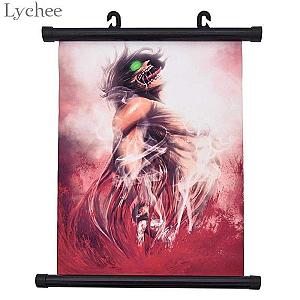 Attack On Titan Posterss -  Canvas Scroll Painting Wall Poster