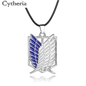 Attack On Titan Bracelets - Metallic Freedom Wing Pendant