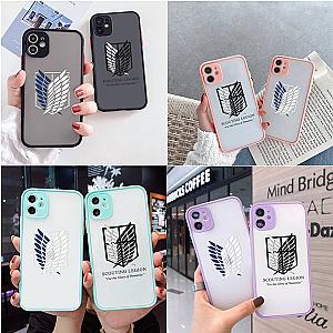 Attack On Titan Cases - Anime Wings Of Freedom Phone Case Matte Transparent