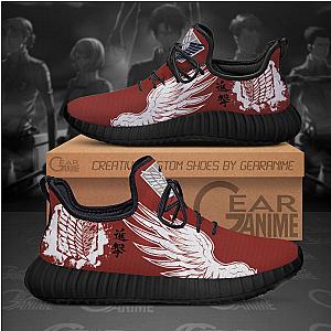 Attack On Titan Shoes - Yeezy Shoes Freedom Of Wigs