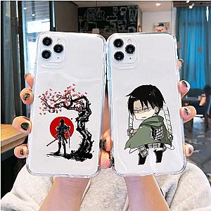 Attack On Titan Cases - Cool Levi Ackerman Clear Case Cover Soft Silicone