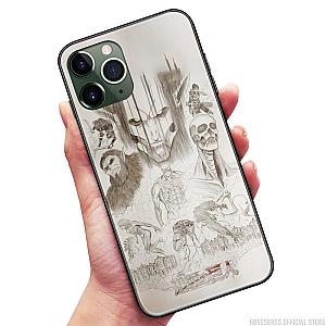 Attack On Titan Cases - Titans Sketch Silicone Glass Case Cover