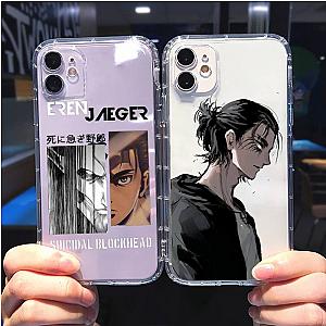 Attack On Titan Cases - Cool Eren Jaeger Soft Iphone Case Cover