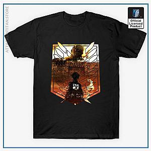 Attack On Titan T-shirts - Eren Yeager And The Walls T-shirt