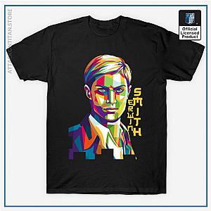 Attack On Titan T-shirts - Erwin Smith Color Portrait Graphics Illustration T-shirt