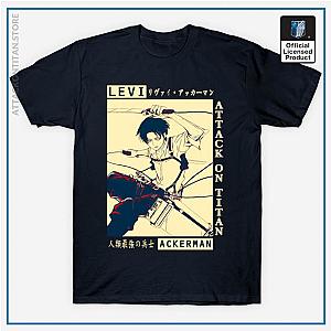 Attack On Titan T-shirts - Captain Levi Ackerman Color Illustration T-shirt