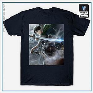 Attack On Titan T-shirts - Levi Ackerman Fight Match Illustration T-shirt