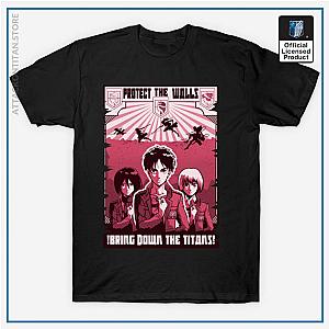 Attack On Titan T-shirts - Protect the Walls T-shirt