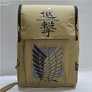 Attack On Titan Backpacks - AOT Freedom Wings Schoolbag Casual Travel Backpack