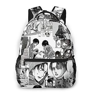 Attack On Titan Backpacks - Levi Manga Collage Students School Backpack