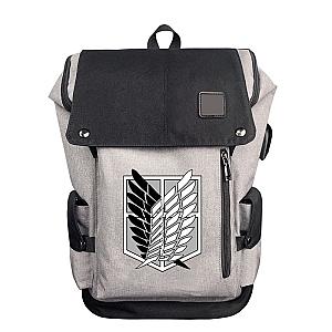 Attack On Titan Backpacks - Freedom Wings Teenagers Canvas Unisex Backpack