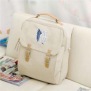 Attack On Titan Backpacks - Hot Anime Attack On Titan Canvas Preppy Style Backpack