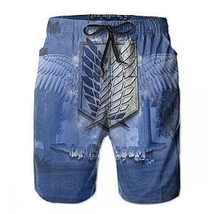 Attack On Titan Shorts - Waterproof Beach Shorts