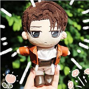 Attack On Titan Plush - Levi Ackerman Plush With Survey Corps Uniform Plushie Figure