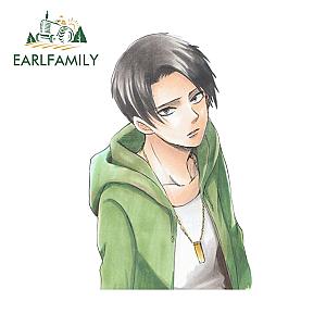 Attack On Titan Stickers - Levi Ackerman Portrait Stickers 13cm x 11.4cm