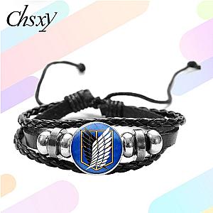 Attack On Titan Bracelets - Wings Of Liberty Glass Art Bracelet