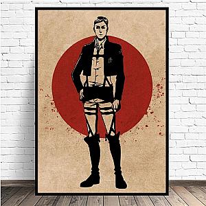 Attack On Titan Posterss -  Erwin Smith Canvas Poster