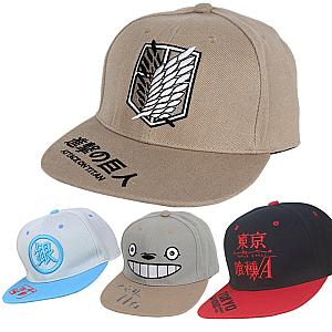 Attack On Titan Hats &amp; Caps - Totoro Cat Gintama Cap Baseball Hat