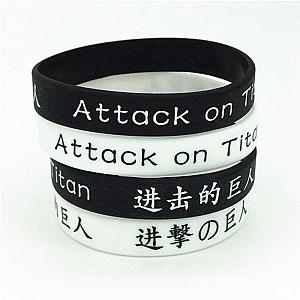 Attack On Titan Bracelets - Punk Style Rubber Bracelet