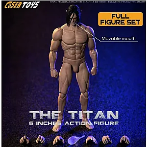 Eren Jaeger Attack on Titan Standing Action Figure Toy