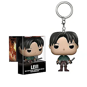 Levi Ackerman Attack on Titan Pocket Toys Action Figure Keychain