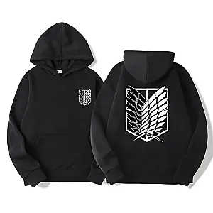 Attack on Titan Wings Colorful Men Hoodies