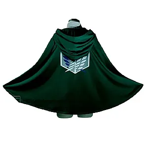 Attack on Titan Shingeki no Kyojin Scouting Legion Aren Levi Capes Cosplay Cloak