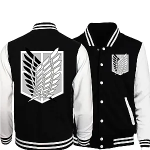 Anime Attack on Titan Shingeki No Kyojin Cartoon Logo Jacket Hoodies