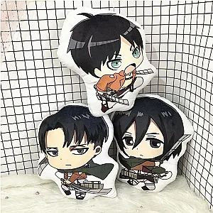 10cm Attack on Titan Characters Plush Pillows