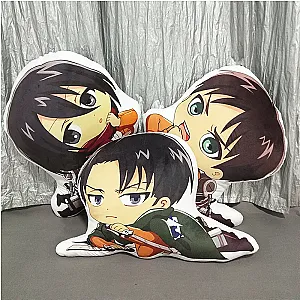 10cm Attack on Titan Characters Plush Soft Pillow