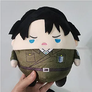 23cm Green Eren Jaeger Anime Attack on Titan Chibi Plush