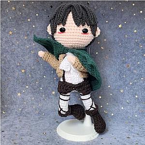 28cm Levi Attack on Titan Hand-knitted Plush