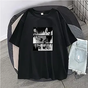 Attack on Titan Levi Ackerman Eye Punk Anime T-shirts