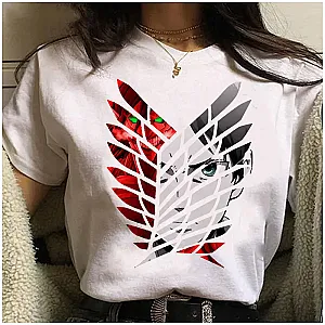 Attack on Titan Levi Eren Graphic Woman T-shirts