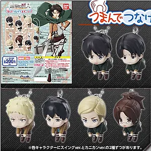 Attack on Titan Anime Cute Mini Characters Keychains