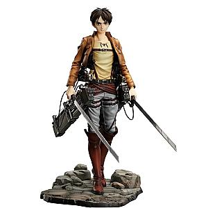 24cm Eren Attack On Titan Anime Figure Toys