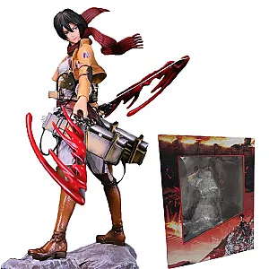 36cm Mikasa Ackerman Attack On Titan Anime Figure Toys