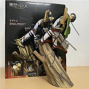 Levi Ackerman Fight Attack on Titan Anime Action Figure Toys