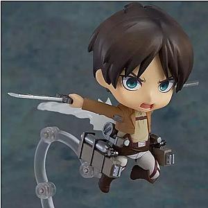 10cm Attack on Titan Levi Rivaille Rival Ackerman Eren Jager Action Figure Dolls