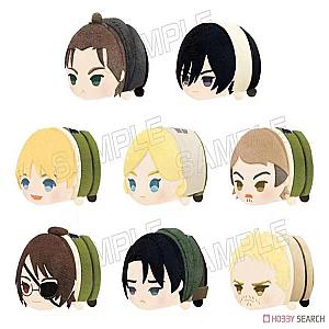 8.5cm Mochi-mochi Mascot Attack on Titan Doll Keychains