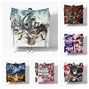 Attack On Titan Anime Print Blankets