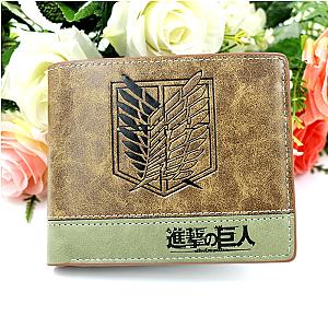 Attack On Titan Anime PU Leather Mens Wallet