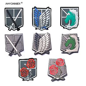 Attack On Titan Wings Of Liberty Investigation Corps Stickers Embroidery Badges