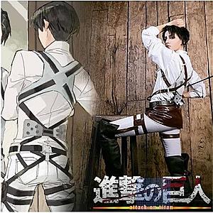 Attack On Titan Japanese Anime Adjustable Belts Leather Skirt