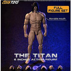 Attack on Titan Eren Jaeger Action Figure Movable Mouth Model Toy